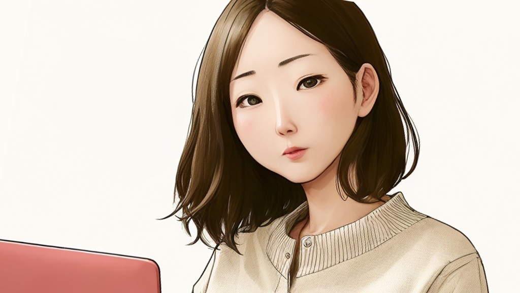 パソコンを使うビジネスウーマン