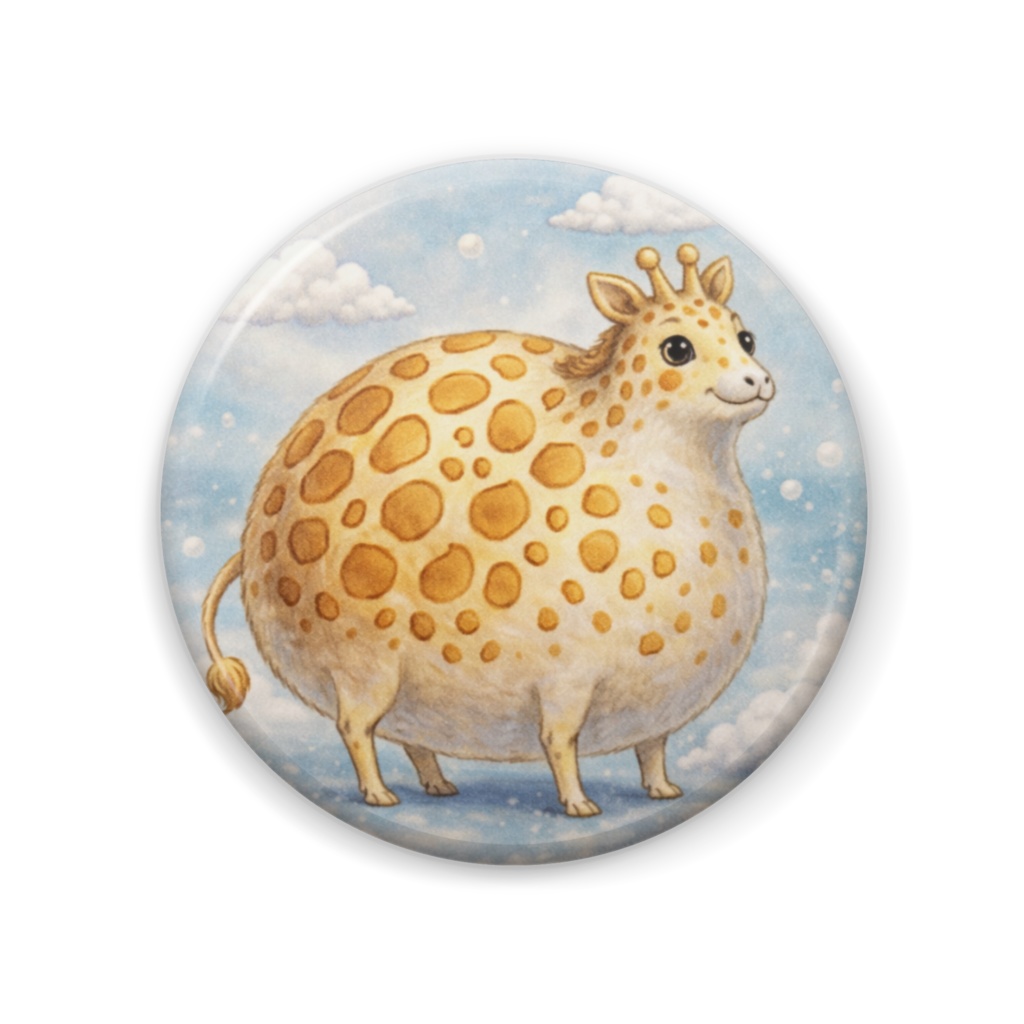 奇獣「キリンフグ」缶バッジ