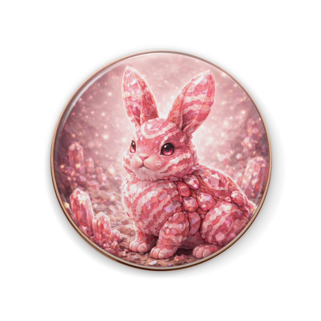 奇獣「ロードクロサイトウサギ」缶バッジ