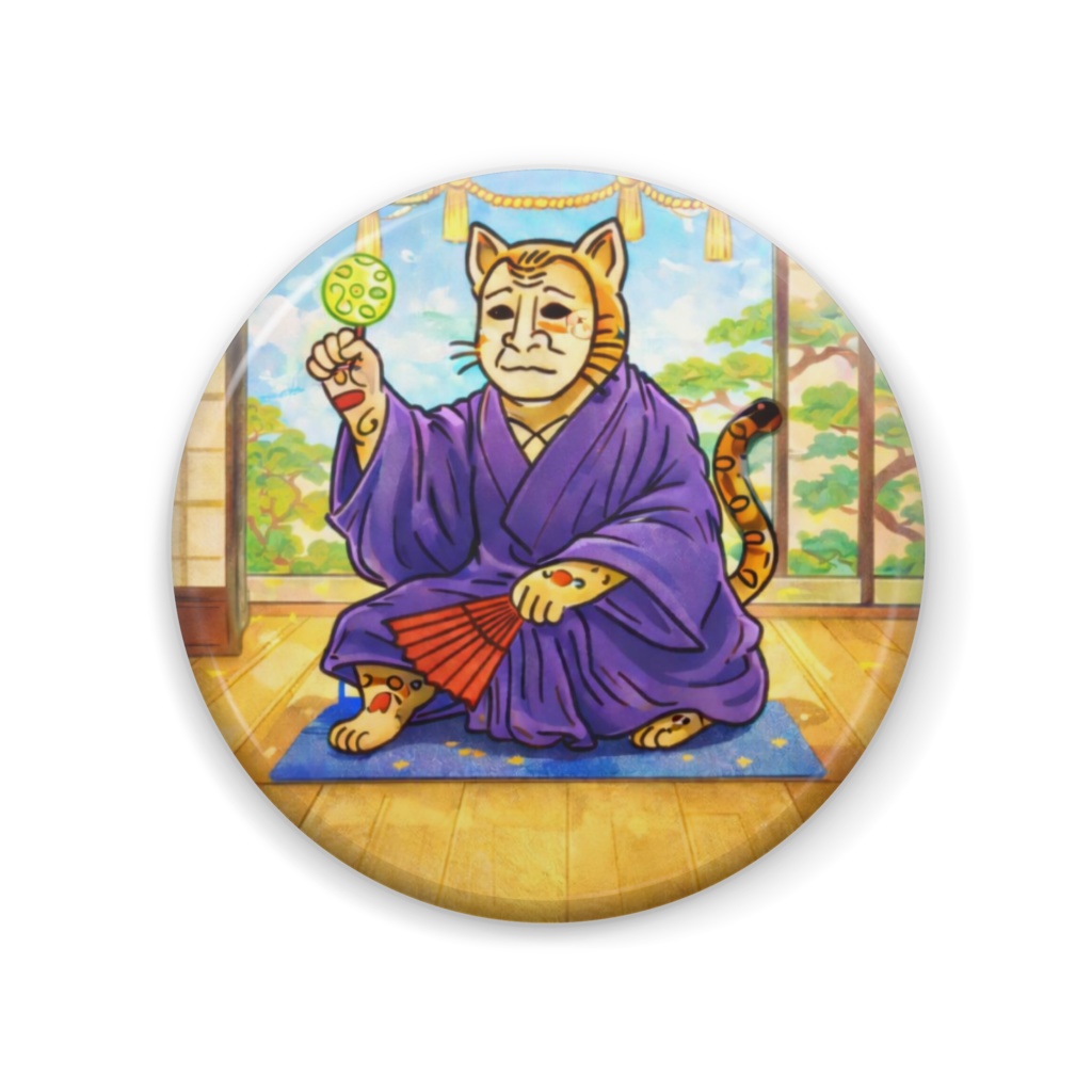 奇獣「イリオモテ能ヤマネコ」缶バッジ