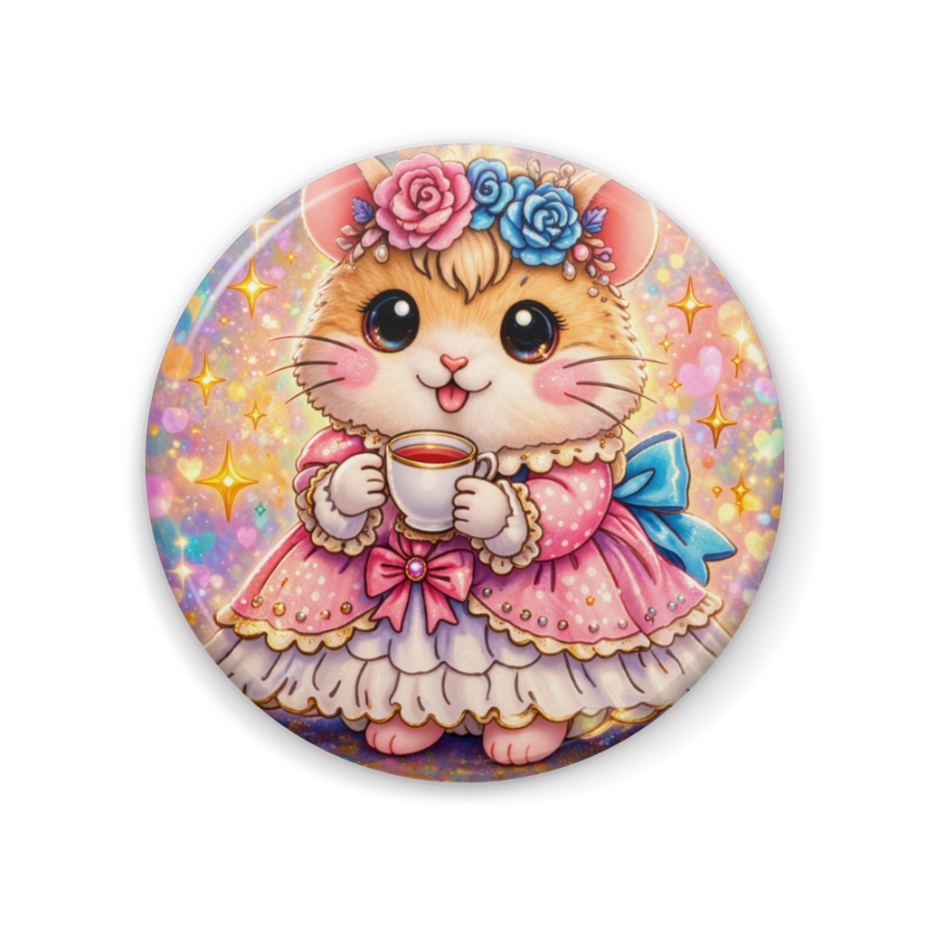 奇獣「ロココハムスター」缶バッジ