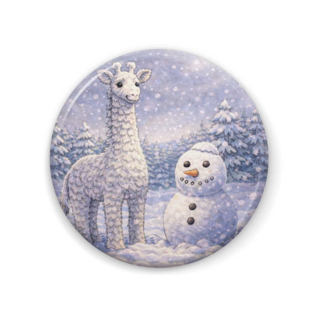 奇獣「北海道キリン」缶バッジ