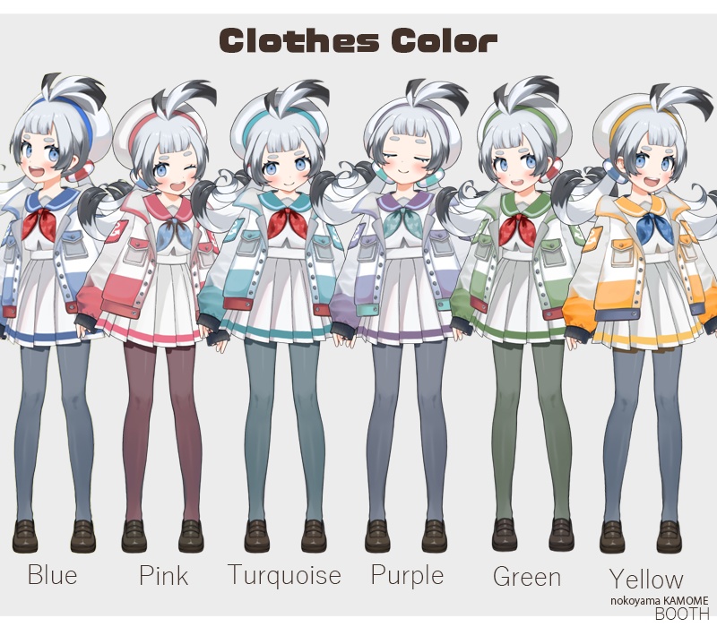 【Live2Dmodel】KAMOMEちゃん【Vtubestudio/nizimaLive】