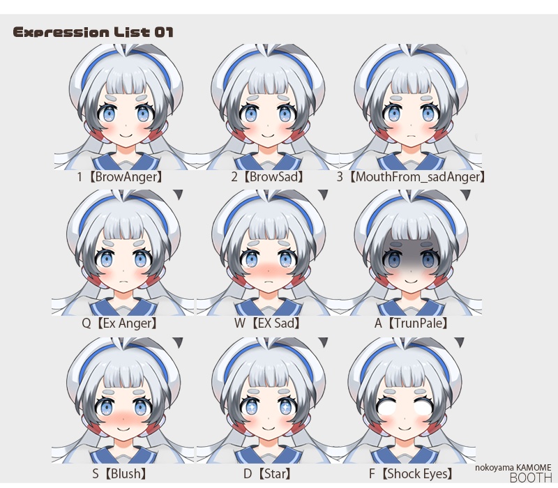 【Live2Dmodel】KAMOMEちゃん【Vtubestudio/nizimaLive】