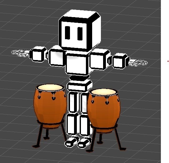 【無料3Dモデル】コンガ