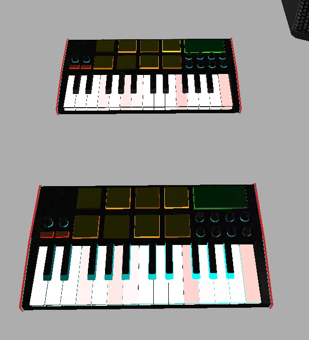 【VRMアバター/VRM用アイテム/FBX同梱】DJ機材セット