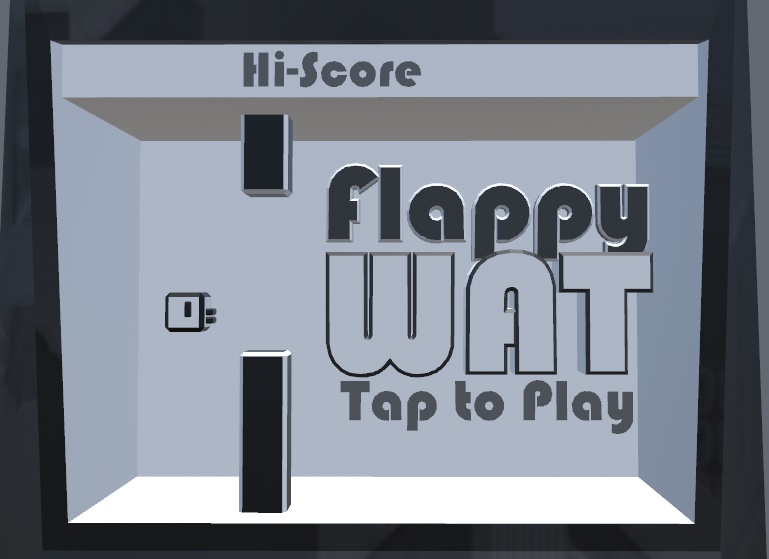 【cluster用アイテム】【遊べるゲーム筐体】FlappyWat (CCKワールド用)