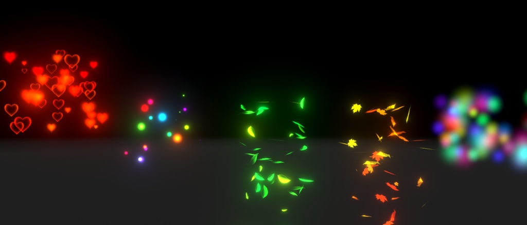 【Unityパーティクル】WAT PARTICLE PACK v1【全15種類】