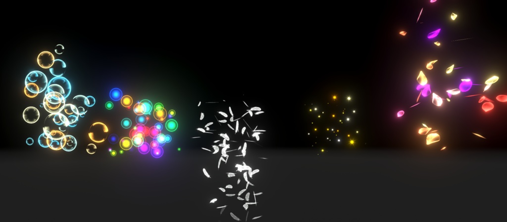 【Unityパーティクル】WAT PARTICLE PACK v1【全15種類】