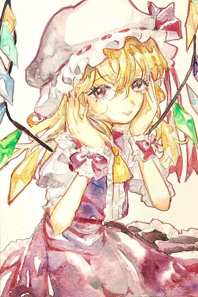 【東方】フランドール水彩原画