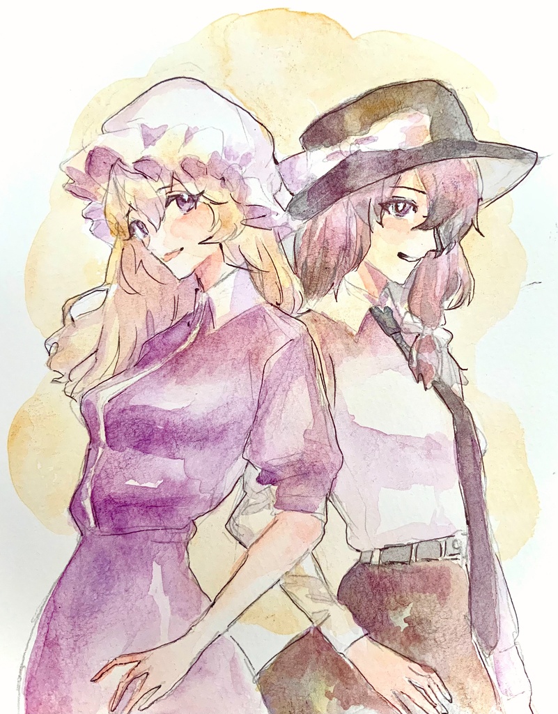 手描きイラスト 水彩原画 蝶々と女の子153 大きけれ 手描きイラスト 水彩原画 蝶々と女の子153 大きけれ