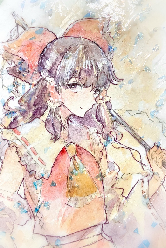 専用　手描きイラスト　ドローイング　水彩画 専用 手描きイラスト 水彩画 オリジナル ドローイング 女の子
