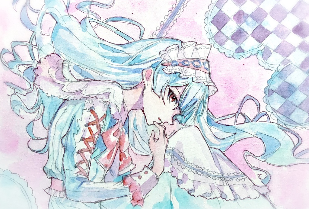 【創作】水彩イラスト