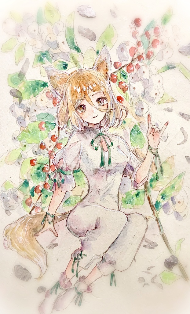 【東方虹龍洞】菅巻典 水彩イラスト