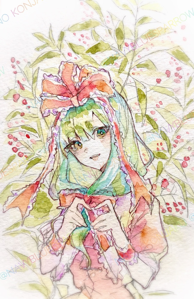 【東方風神録】鍵山雛 水彩イラスト