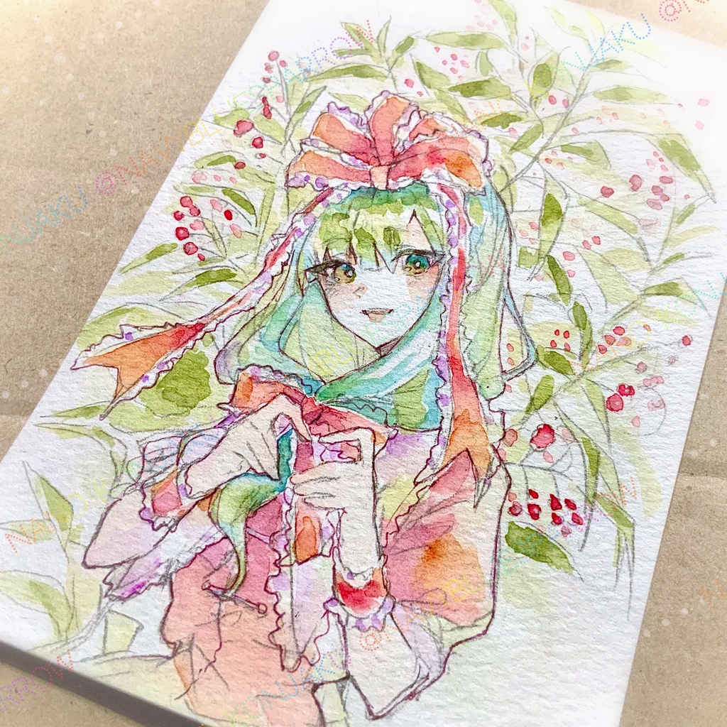 【東方風神録】鍵山雛 水彩イラスト