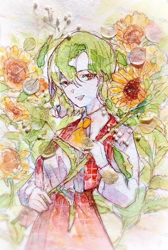 【東方花映塚】風見幽香 水彩イラスト