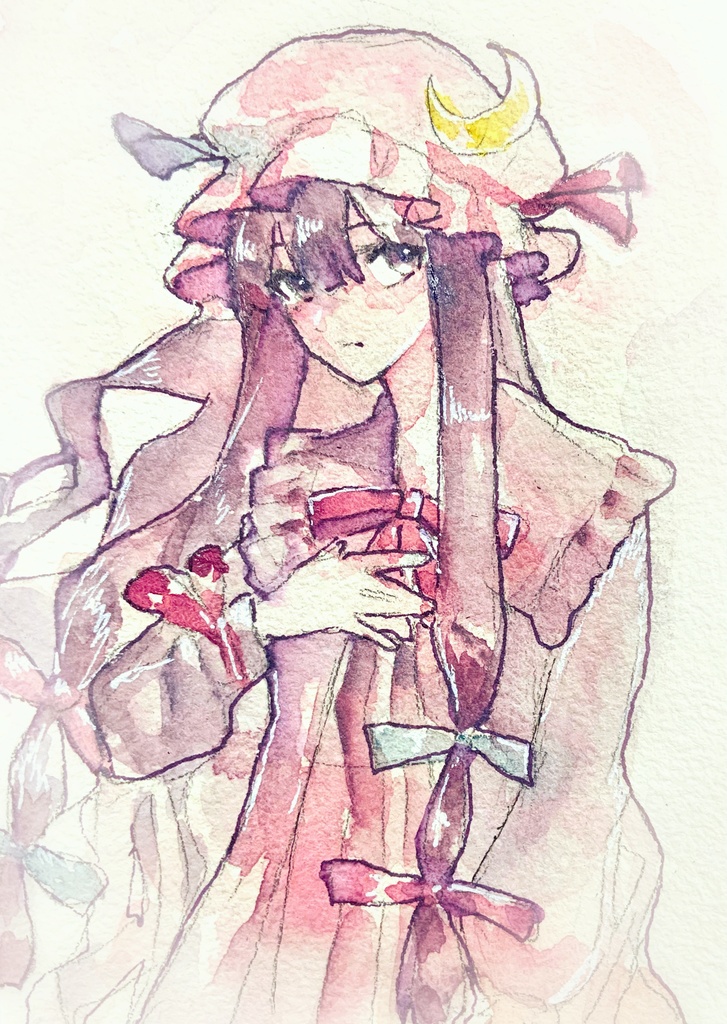 【受注制作】ドローイング水彩【東方紅魔郷】