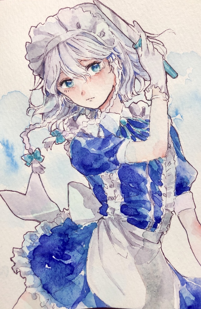 【受注制作】ドローイング水彩【東方紅魔郷】