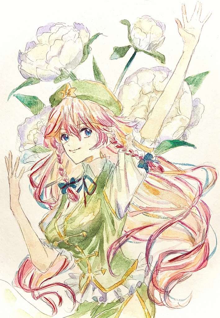 【受注制作】ドローイング水彩【東方紅魔郷】