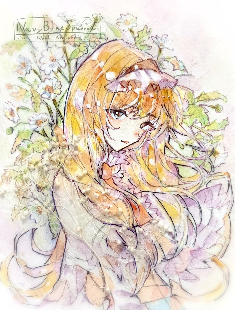 【東方妖々夢】アリス・マーガトロイド 水彩イラスト