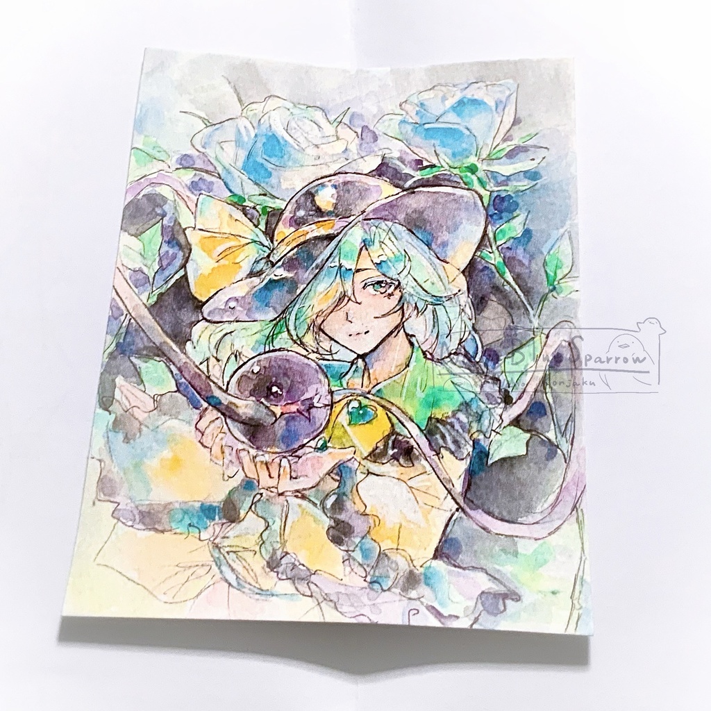 【東方地霊殿】古明地こいし 水彩イラスト