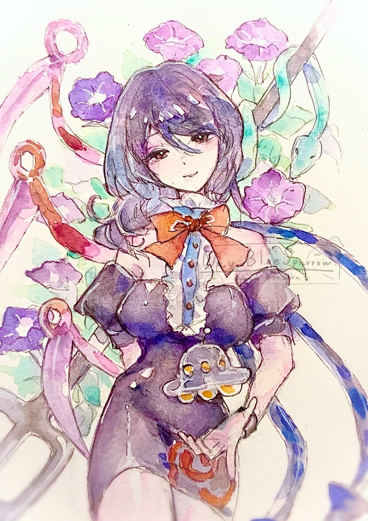 【クリスマス限定セール】封獣ぬえ 水彩イラスト