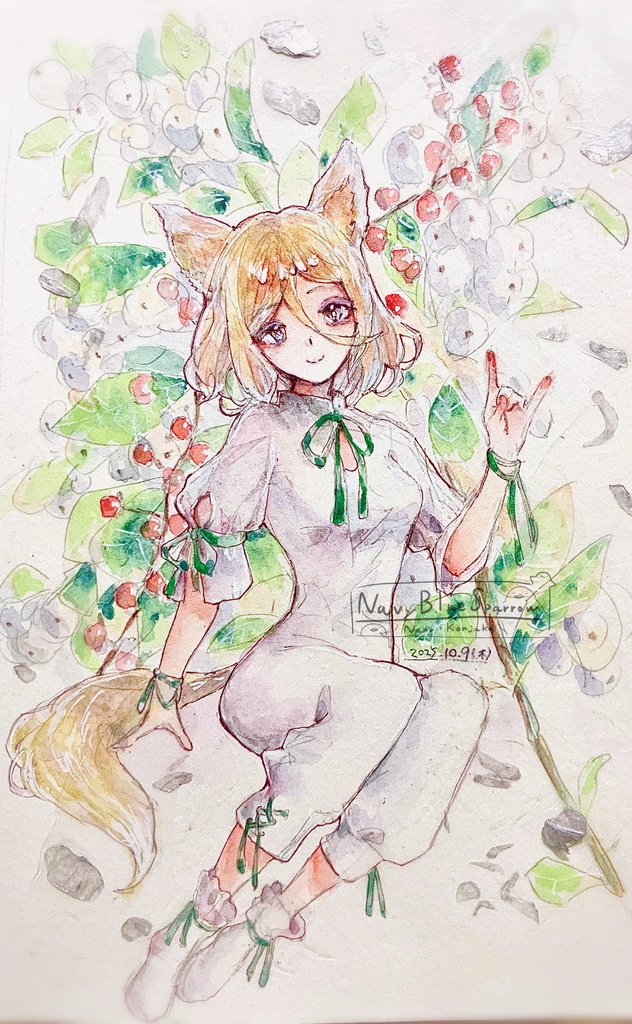 【東方虹龍洞】菅巻典 水彩イラスト