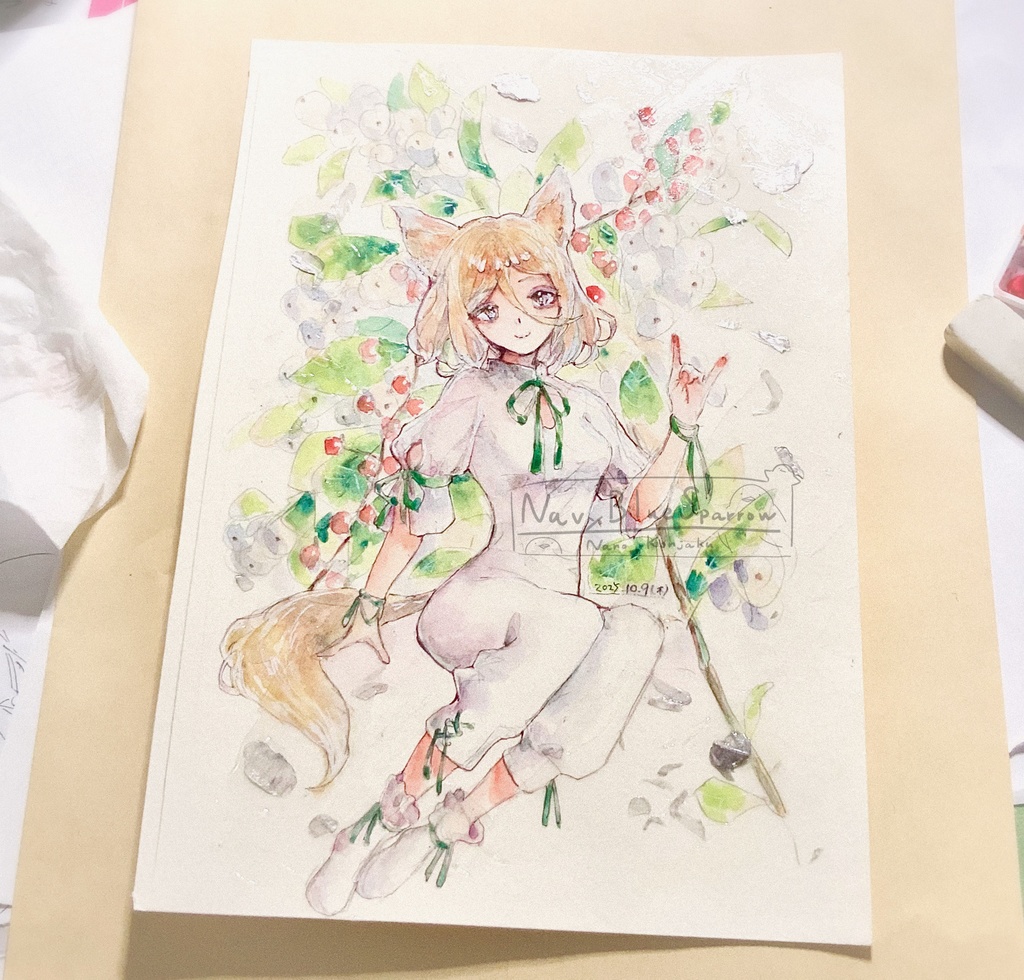 【東方虹龍洞】菅巻典 水彩イラスト