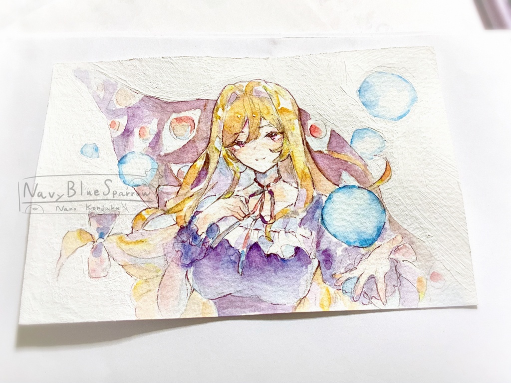 【東方】八雲紫(SPELL) 水彩イラスト