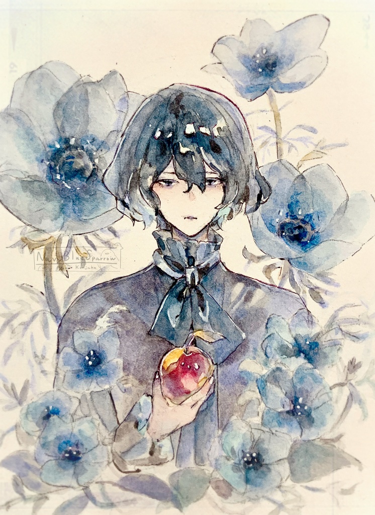 【創作】水彩イラスト