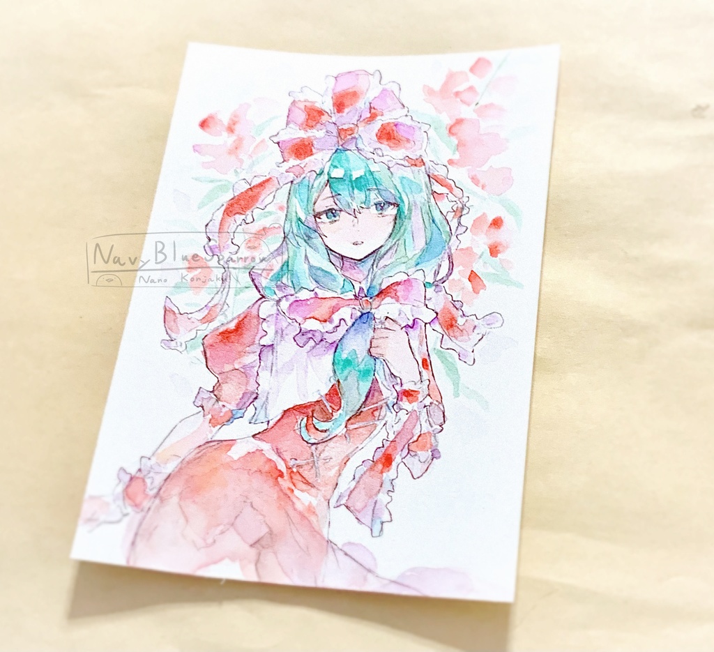 【東方風神録】鍵山雛 水彩イラスト