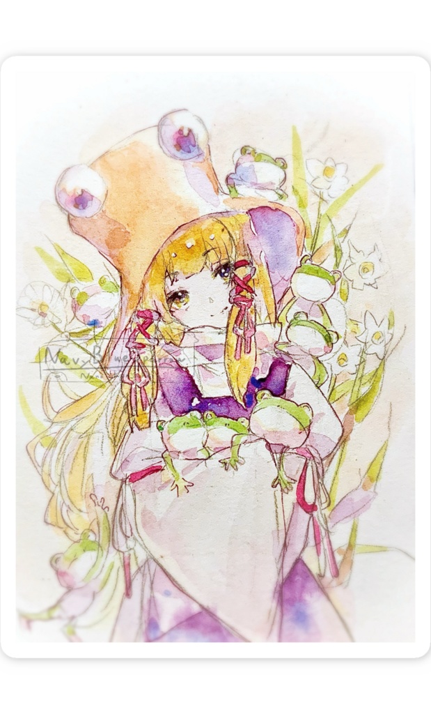 【東方Project】パチュリー / 早苗 / 純狐 / 諏訪子 スマホステッカー