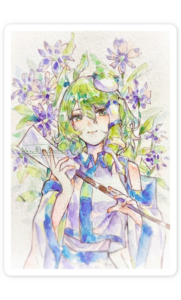 【東方Project】パチュリー / 早苗 / 純狐 / 諏訪子 スマホステッカー