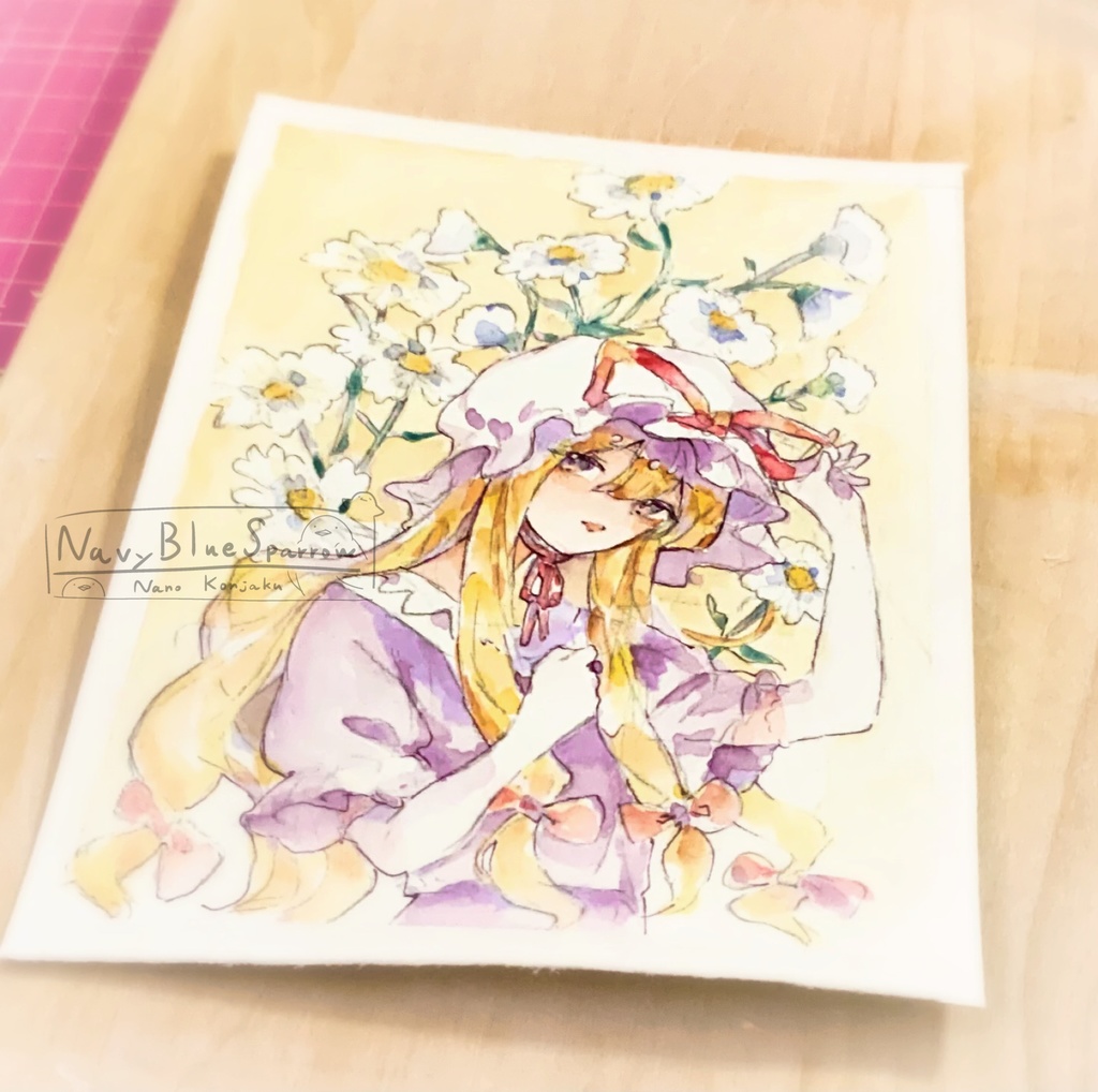 【東方妖々夢】八雲紫 水彩イラスト