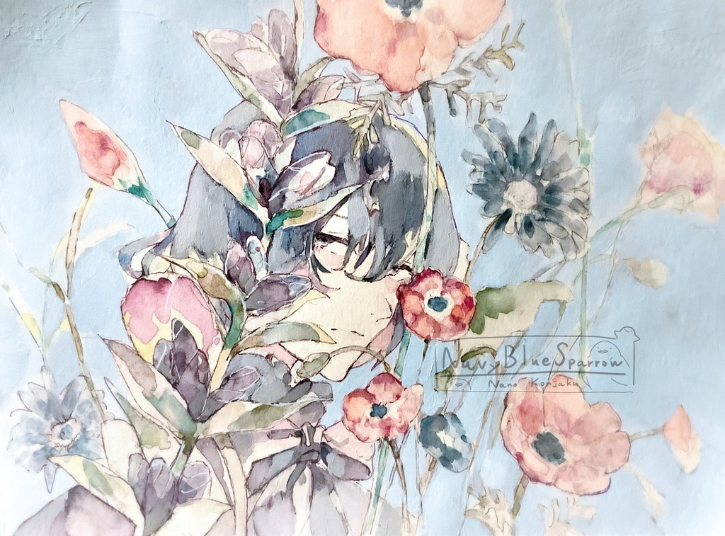 【創作】水彩イラスト原画