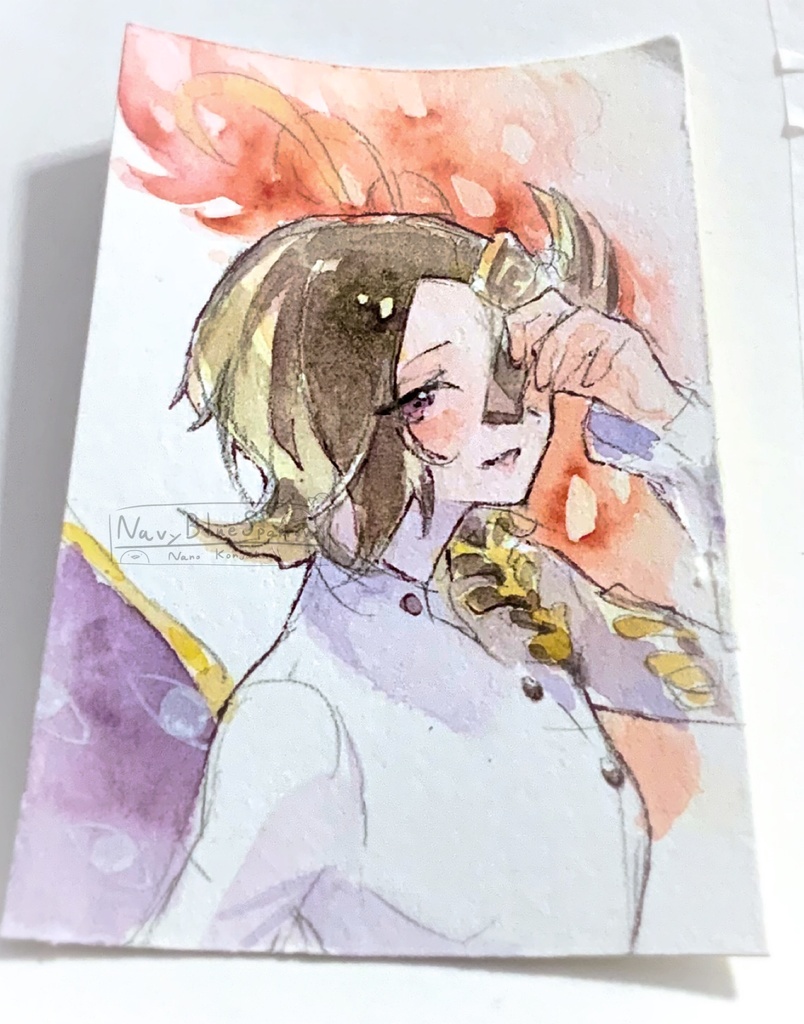 【東方錦上京】磐永阿梨夜 水彩イラスト