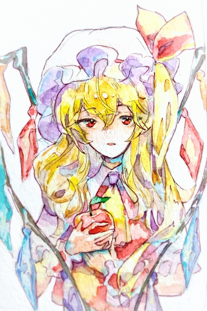 【東方紅魔郷】フランドール・スカーレット 水彩イラスト