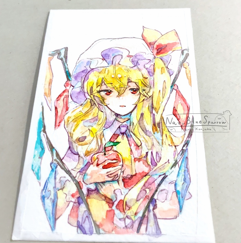 【東方紅魔郷】フランドール・スカーレット 水彩イラスト