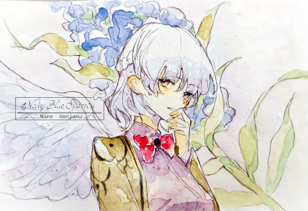 【東方紺珠伝】稀神サグメ 水彩イラスト