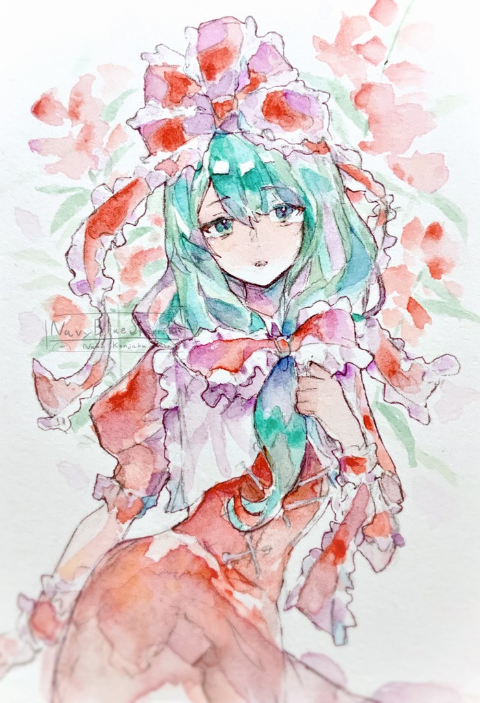 【東方風神録】鍵山雛 水彩イラスト
