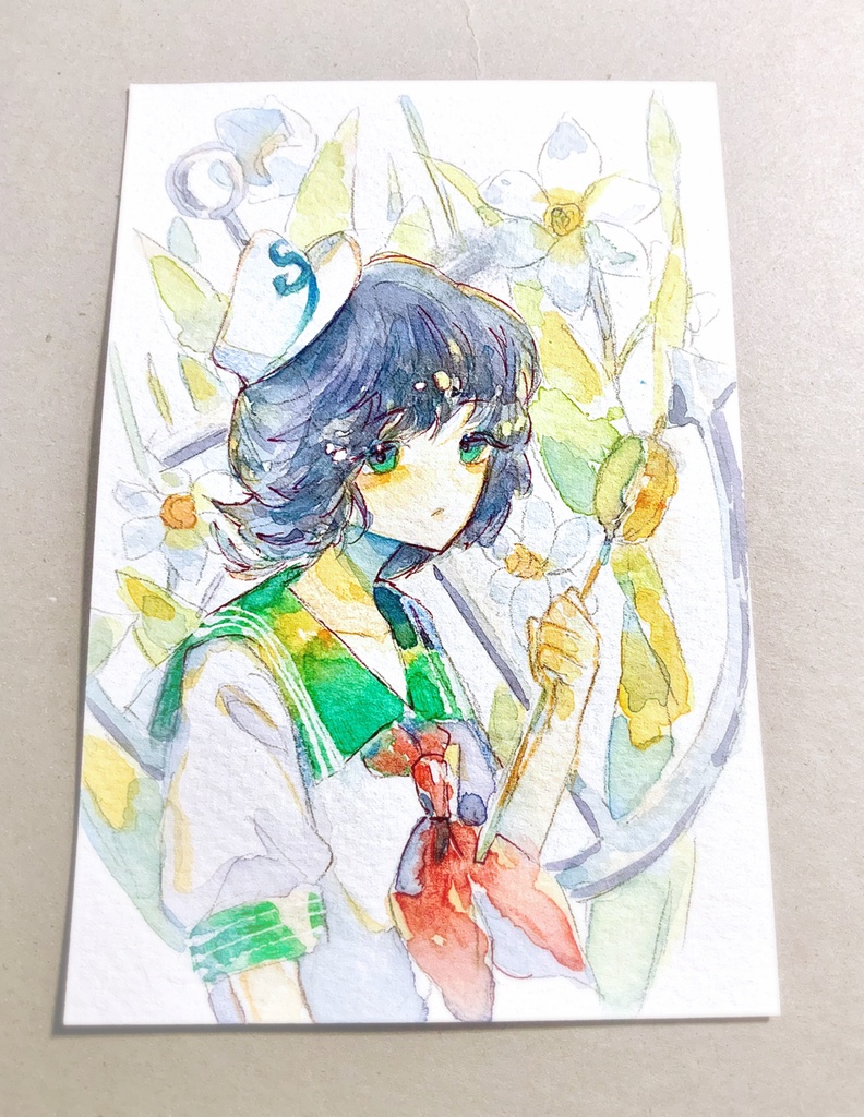 【東方】村紗水蜜 水彩イラスト