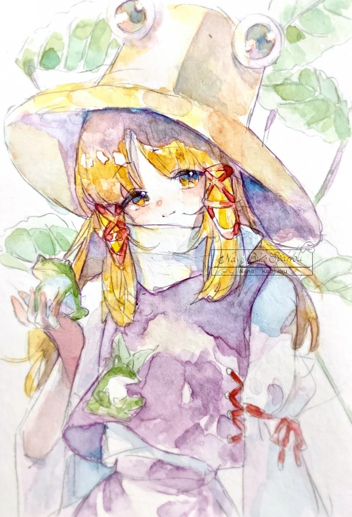 【東方風神録】洩矢諏訪子 水彩イラスト