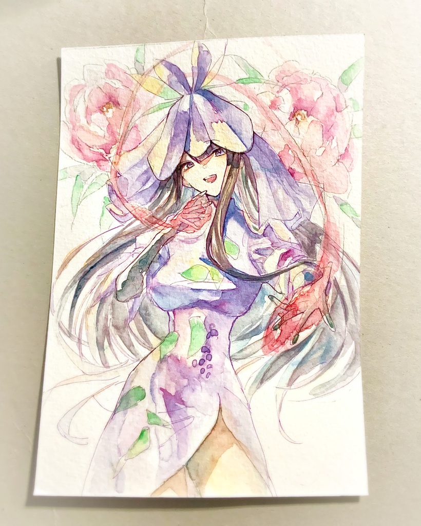 【東方獣王園】 豫母都日狭美 水彩イラスト