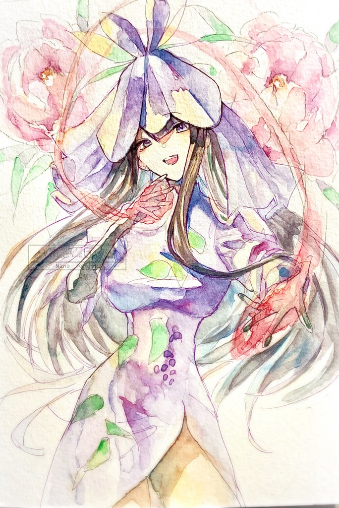 【東方獣王園】 豫母都日狭美 水彩イラスト