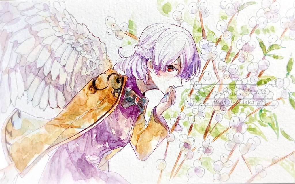 【東方紺珠伝】稀神サグメ 水彩イラスト