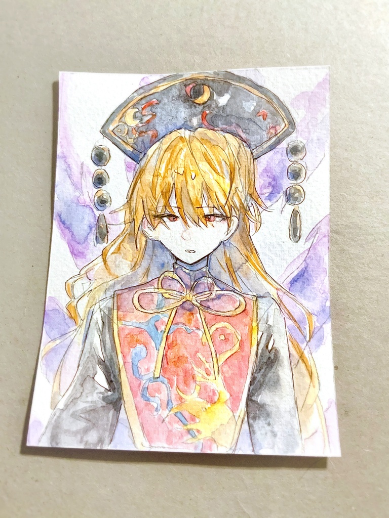 【東方紺珠伝】純狐 水彩イラスト
