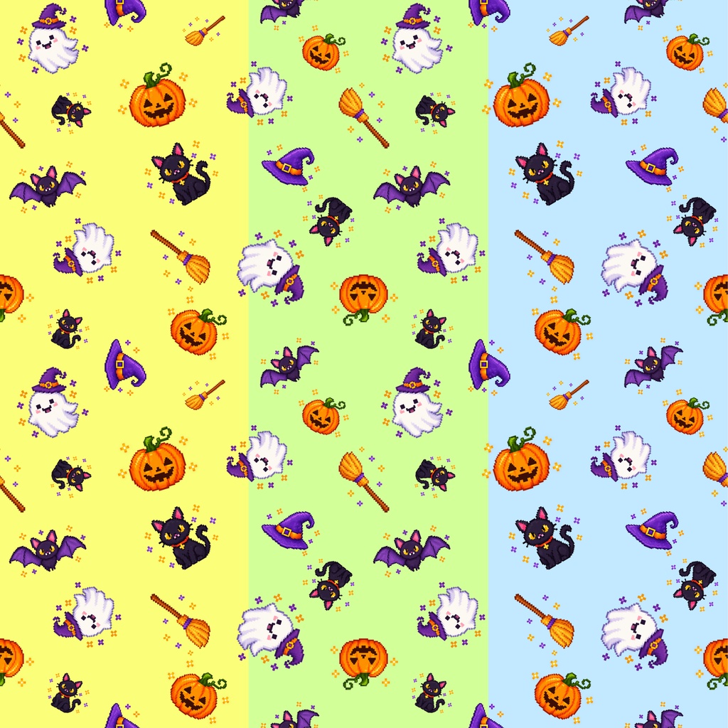 デジタルペーパー ハロウィン 3枚セット