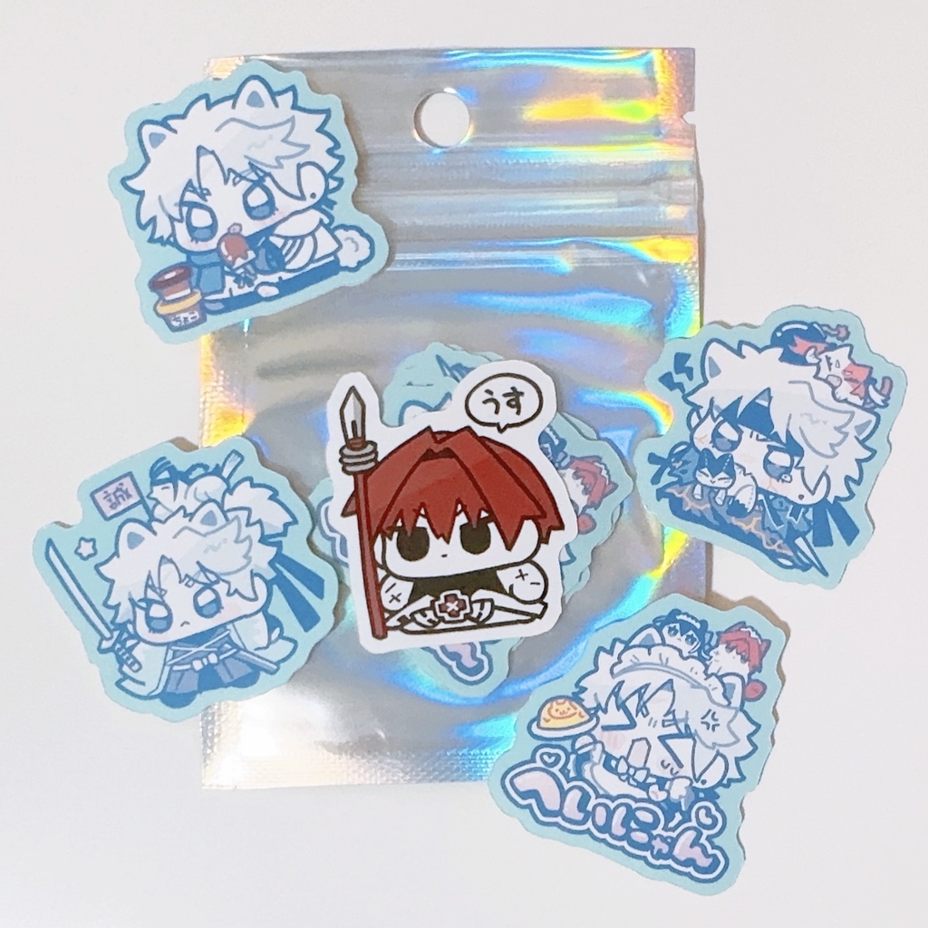 ポメ助&おもち原田ステッカーセット