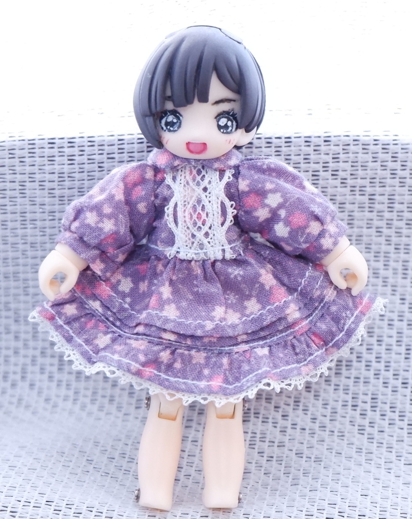 機人企画ミニ素体サイズ お嬢様ワンピース しろうさみみ屋 Booth